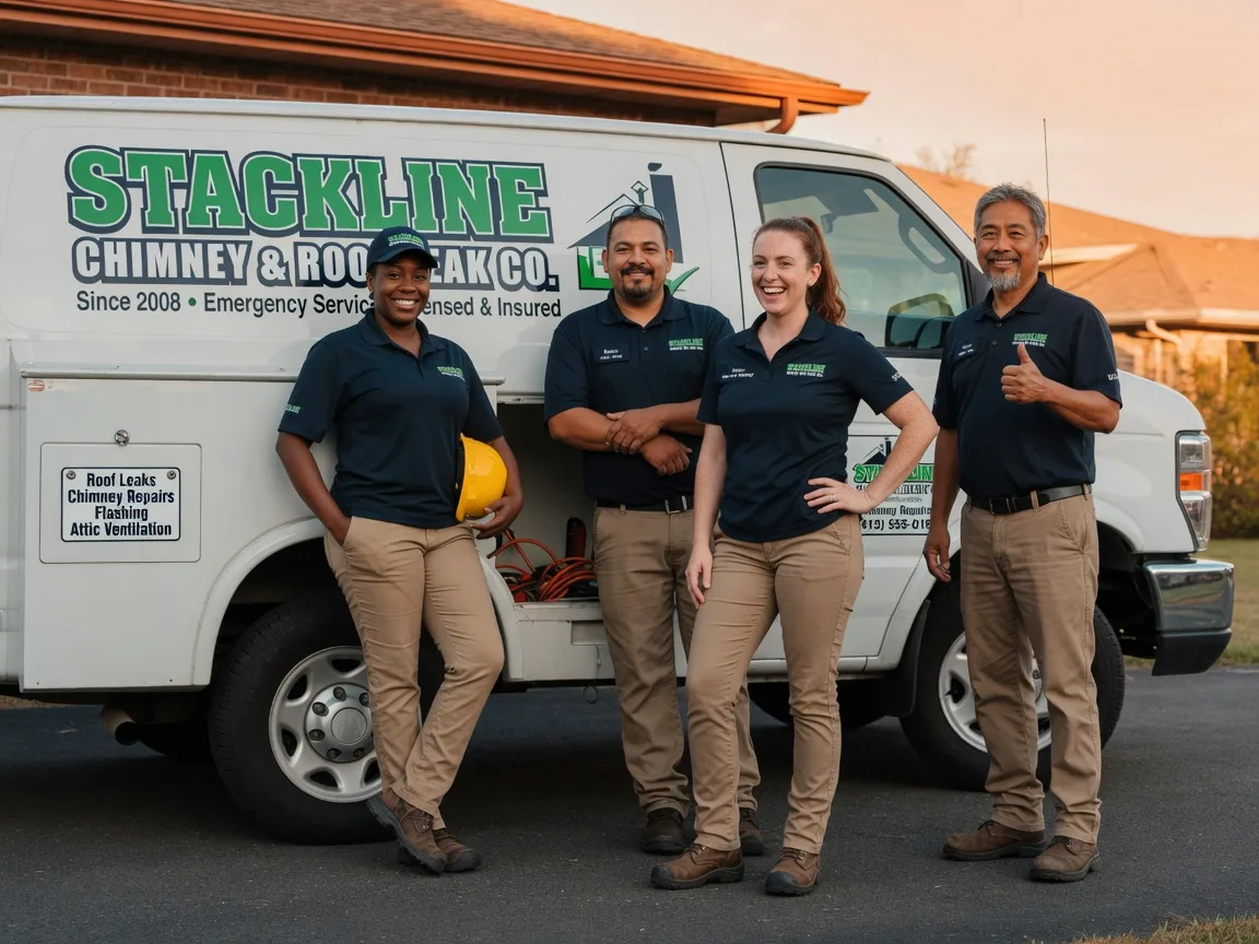 Chimney flashing repair company in Deweyville, TX